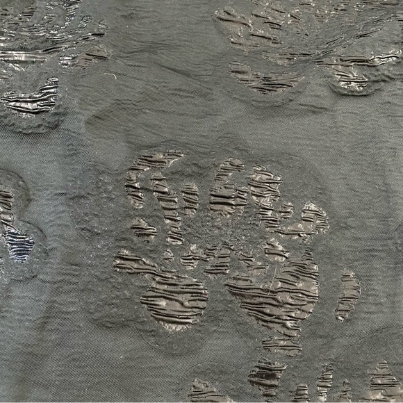 Maeve Anthropologie Black Sleevless Metallic Jacquard Mini Dress 10 MSRP $180. - Picture 5 of 7